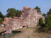 land Islands - Fasta land - Sund: ruins of Bomarsund Fortress - built by Russians and destroyed byBritish and French during Crimean War - Bomarsunds fstning - photo by P&T Alanko