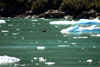 Alaska's Inside Passage - Tracy Arm Fjord: zodiac and icebergs (photo by Robert Ziff)