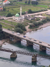 Albania / Shqiperia - Shkodr/ Shkoder / Shkodra: mosque and bridges - photo by J.Kaman