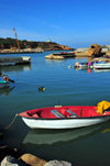 Tipaza, Algeria / Algrie: boat in the port | bateau dans le port - photo by M.Torres