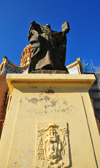 Algiers / Alger - Algeria: Notre Dame d'Afrique basilica - statue of Cardinal Lavigerie, first bishop of Algiers - archbishop of Carthage and Algiers and primate of Africa | Basilique Notre-Dame d'Afrique - statue du cardinal Lavigerie, premier vque d'Alger - Primat d'Afrique - photo by M.Torres