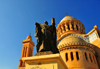 Algiers / Alger - Algeria: Notre Dame d'Afrique basilica - statue of Cardinal Lavigerie, founder of the White Fathers missionary society | Basilique Notre-Dame d'Afrique - statue du monseigneur Lavigerie, fondateur des Pres Blancs - photo by M.Torres