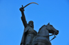 Algiers / Alger - Algeria: Emir Abdelkader square - statue of the Berber Sufi Islamic scholar who led the struggle against the French invasion | Place Emir Abdelkader - statue du thologien soufi berbre, qui a dirig la lutte contre l'invasion franaise - photo by M.Torres