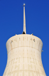 Algiers / Alger - Algeria: Sacr Coeur basilica - lantern tower - the pure form of a hyperboloid of revolution | Basilique du Sacr Coeur d'Alger - tour-lanterne - forme pure de hyperbolode de rvolution - photo by M.Torres