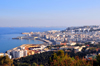 Algiers / Alger - Algeria: Bab El Oued and St Eugne European cemetery seen from the terrace of Notre Dame d'Afrique cathedral | Bab-el-Oued, pointe Kettani et le cimetire europen de Saint-Eugne vue de la terrasse de Notre Dame d'Afrique - photo by M.Torres