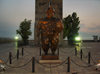 Armenia - Yerevan: Roman Warrior statue by Fernando Botero - Cafesjian Museum of Contemporary Art collection - top of the cascade - photo by S.Hovakimyan