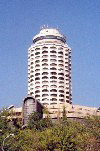 Armenia -  Yerevan: Youth Palace - corn cob building -  Constructed by the Komsomol of Armenia - architect: ArmProject JSC (photo by M.Torres)