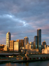 Australia - Melbourne (Victoria): at sunset - photo by Luca Dal Bo