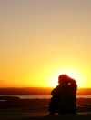 Australia - Rainbow Beach (Queensland): Sunset at Carlo Sand Blow - photo by Luca Dal Bo