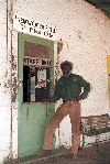 Australia - Aboriginal stockman stops for a drink at Barrow Creek Hotel, Northern Territory - photo by Rod Eime