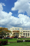 Belmopan, Cayo, Belize: Sir Edney Cain Building - main government building, housing the offices of the Prime Minister, Ministries of Finance, Budget Planning, Foreign Affairs, Economic Development, Trade, Industry and Commerce... - photo by M.Torres