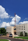 Belmopan, Cayo, Belize: NEMO HQ - National Emergency Management Organization of Belize - the building also houses offices of the Ministry of Defence - photo by M.Torres