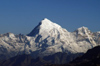 Bhutan - Mount Chomolhari, seen during the descent to Paro - border between Tibet and the Paro district of Bhutan - photo by A.Ferrari