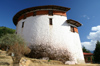 Bhutan - Paro: Bhutan's national museum - from behind - photo by A.Ferrari