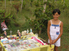 Bosnia-Herzegovina - Medugorje: girl selling souvenirs (photo by J.Kaman)