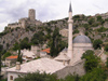 Bosnia / Bosnia / Bosnien - Pocitelj: fortress and mosque, built by Hadzi Alija in 1563 - Capljina - Herzegovina- Neretva Canton - Hercegovacko-neretvanski kanton  (photo by J.Kaman)