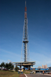 Brazil / Brasil - Brasilia: TV tower - Torre de Televiso Projeto de Lucio Costa - photo by M.Alves