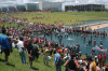 Brazil / Brasil - Brasilia: students - Esplanada dos Ministrios - estudantes - manifestao contra a reforma universitria - photo by M.Alves