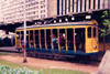 Brazil / Brasil - Rio de Janeiro: taking the tram - bonde - electrico - estao de Santa Teresa / taking the tram at St Teresa - photo by M.Torres