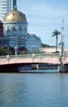 Brazil / Brasil - Recife / REC (Pernambuco): golden dome of Assemblia e Ginsio Pernambucano e Duarte Coelho / cupola dourada - Assemblia e Ginsio Pernambucano e Ponte Duarte Coelho - photo by Francisca Rigaud