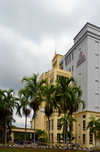 Bandar Seri Begawan, Brunei Darussalam: facade of the City Hall building, called Municipal Department, Jalan Kumbang Pasang - photo by M.Torres