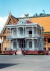 Cambodia / Cambodge - Phnom Penh: Royal Palace - Gift of Napoleon III and the Royal Offices - cast iron estravaganza (photo by M.Torres)