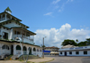 Cameroon, Douala: the Pagoda, Palace of the Kings Bell, built by the Germans in 1905 for King Auguste Manga Ndumbe - made famous by Cline's book 'Voyage au bout de la nuit' - administrative quarter, Bonanjo - photo by M.Torres