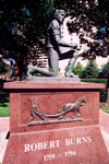 Canada / Kanada - Edmonton, Alberta: Robert Burns statue - photo by M.Torres