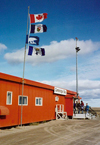 Canada - Cambridge Bay airport (Nunavut): the 'terminal' - photo by G.Frysinger