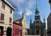 Montreal, Quebec, Canada: Notre-Dame-de-Bon-Secours chapel - houses the Marguerite Bourgeoys Museum - faade on Rue Saint Paul est, seen from Rue Bonsecours - Auberge Pierre du Calvet to the left - Vieux-Montral - photo by M.Torres