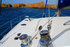 Brava island, Sotavento group - Cape Verde / Cabo Verde: catamaran sailing in Cape Verdian waters - photo by E.Petitalot