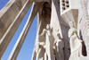 Catalonia - Barcelona: details of statues by Josep Maria Subirachs - Sagrada Familia cathedral - the Passion faade - photo by M.Bergsma