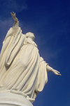 Santiago de Chile: atop Terraza Bellavista in the Sanctuary of the Immaculate Conception is the statue of Virgin Mary - photo by C.Lovell