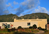 Bogota, Colombia: building of the District's Archive - Archivo Distrital de Bogot - architect Juan Pablo Ortiz - Cerro Guadalupe in the background - calle quinta, carrera quinta - barrio Santa Brbara, La Candelaria - photo by M.Torres