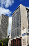 Bogota, Colombia: Banco de la Republica and the Avianca tower - Carrera 7, Av. Jimenez - Veracruz - Santa Fe - photo by M.Torres