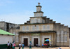 Brazzaville, Congo: students outside the Kimbanguist Church on Avenue de la Paix - Church of Jesus Christ on Earth, Simon Kimbangu sect - worship is Baptist in form - Eglise kimbanguiste - photo by M.Torres