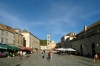 Croatia - Hvar Island / Otok Hvar (Splitsko-Dalmatinska Zupanija): in the old town  - St Stephan's square - Trg Sv. Stjepana - photo by J.Banks