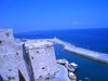 North Cyprus - Kyrenia / Girne: the pier from the castle (photo by Rashad Khalilov)