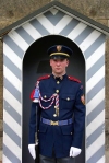 Czech Republic - Prague / Praha (Bohemia) / PRG: guard at the castle - Prazsky hrad - photo by J.Kaman