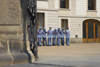 Change of guard during the high tourism season. Prague Castle, Prague, Czech Republic. - photo by H.Olarte