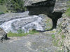 Russia - Dagestan - Tsumada rayon - Aknadu window: river bed and erosion (photo by G.Khalilullaev)