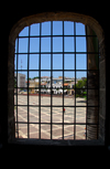 Santo Domingo, Dominican Republic: Alcazar de Colon - Plaza de Espaa seen from Diego Colon's bedroom - Ciudad Colonial - Unesco World Heritage - photo by M.Torres