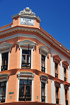 Quito, Ecuador: Banco del Pichincha building - Calle Venezuela, corner Calle Eugenio Espejo - architect Francesco Durini - photo by M.Torres