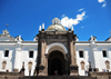 Quito, Ecuador: Catedral Metropolitana - Metropolitan Cathedral - Gothic-Mudejar style, built between 1562 and 1567 - historical center - UNESCO world heritage - photo by M.Torres