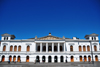 Quito, Ecuador: Plaza del Teatro / Plaza Chica - Teatro Sucre - main faade along calle Manab - photo by M.Torres