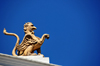 Quito, Ecuador: Plaza del Teatro / Plaza Chica - Teatro Sucre - griffin above the pediment - photo by M.Torres