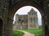 Norfolk county: 12th century Norman castle - from the Gatehouse - photo by F.Hoskin