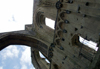 England - Glastonbury Abbey (Somerset): sky (photo by Kevin White)