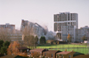 Le Havre, Seine-Maritime, Haute-Normandie, France: demolition of a tower block - old apartments - photo by A.Bartel