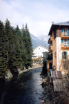 France / Frankreich -  Chamonix-Mont-Blanc (Haute-Savoi): river view - photo by M.Torres